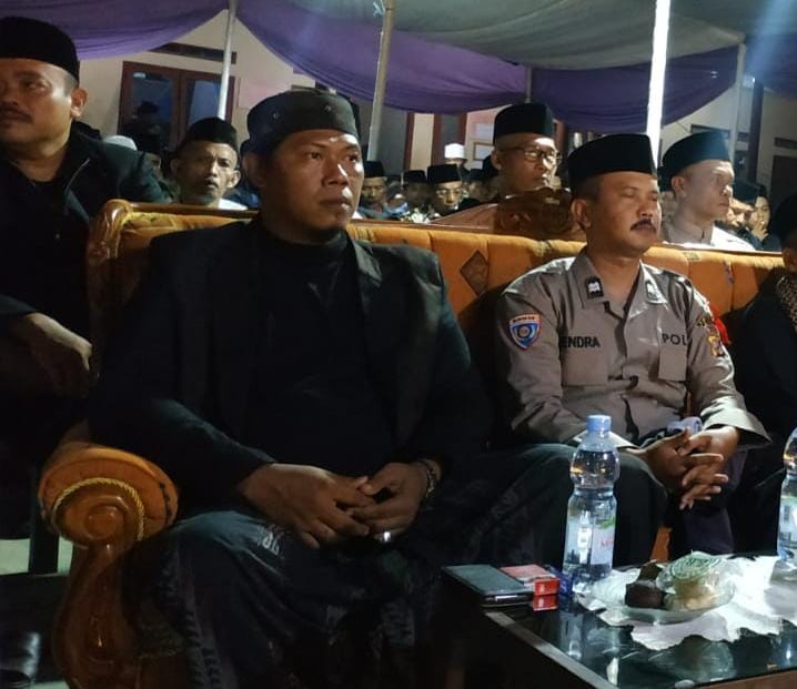 Polsek Cimaragas Polres Ciamis Ikuti Tabilgh Akbar Peringatan Isra Mi’raj di Desa Beber