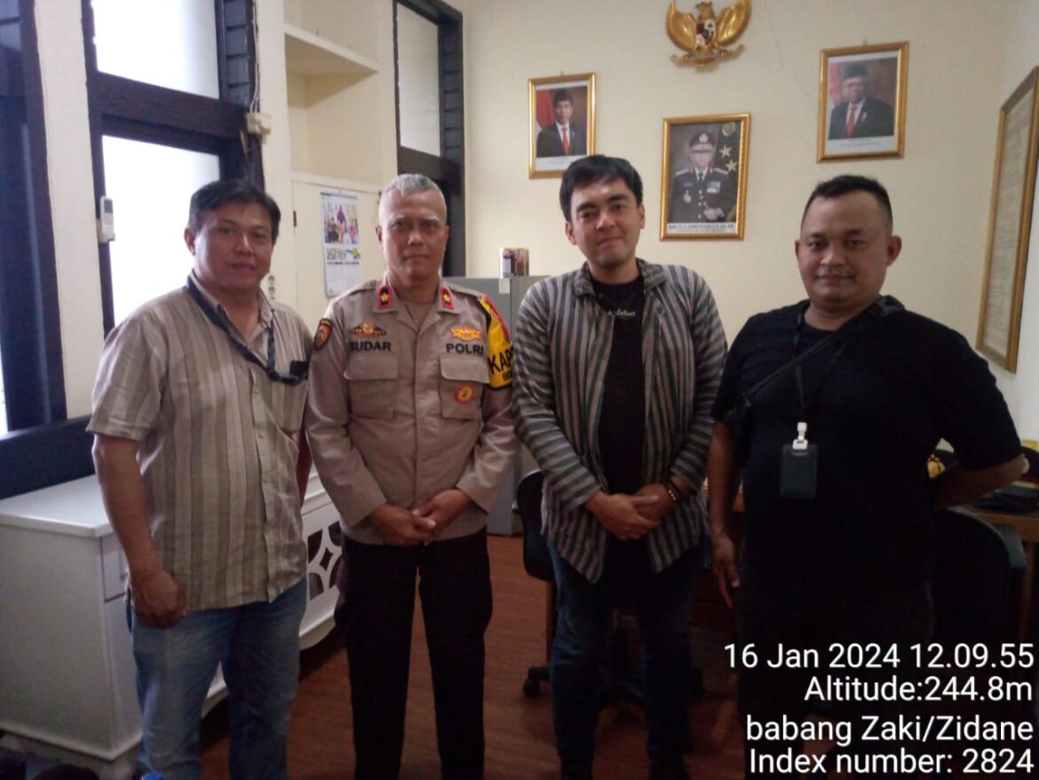 Kunjungan dan Silaturahmi Awak Media ke Polsek Bogor Barat Disambut Baik Oleh Kapolsek