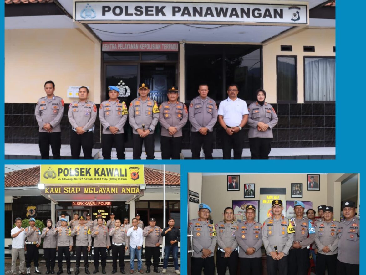 Awali Masa Tugas Kepemimpinan: AKBP Akmal Kunjungi Mako Polsek Perbatasan di Wilayah Hukum Polres Ciamis
