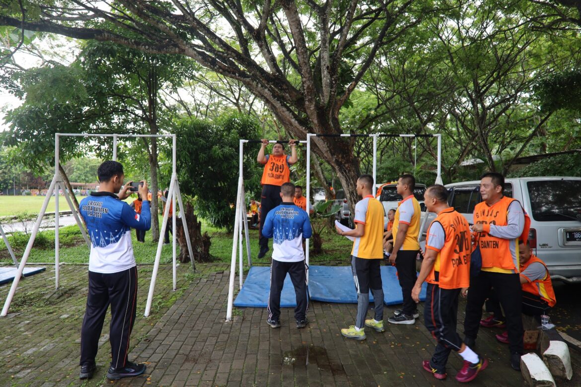 Polda Banten Gelar Pembinaan Tes Kesemaptaan Jasmani