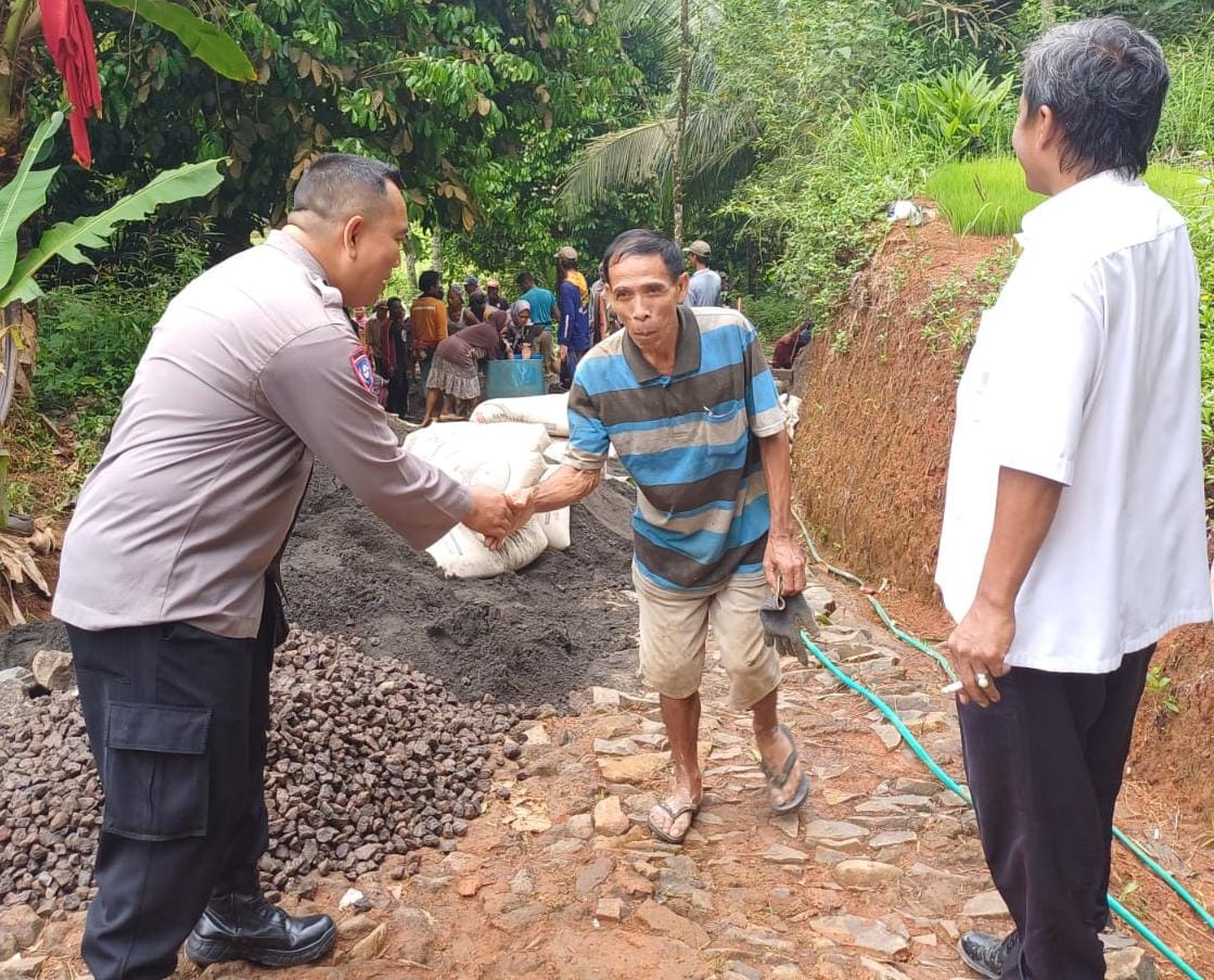 Ops Mantap Brata, Polsek Ciamis Polres Ciamis Patroli Dialogis ke Dusun Naanggewer