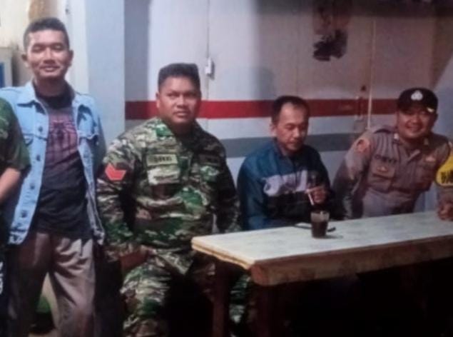Ops Mantap Brata, Polsek Panumbangan Polres Ciamis Patroli Dialogis di Malam Hari