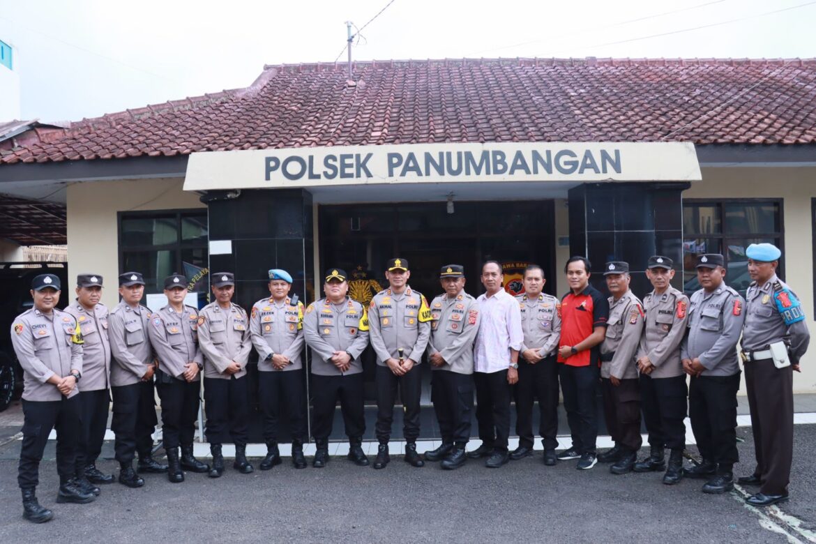 Kapolres Ciamis AKBP Akmal Sambangi Mapolsek Panumbangan