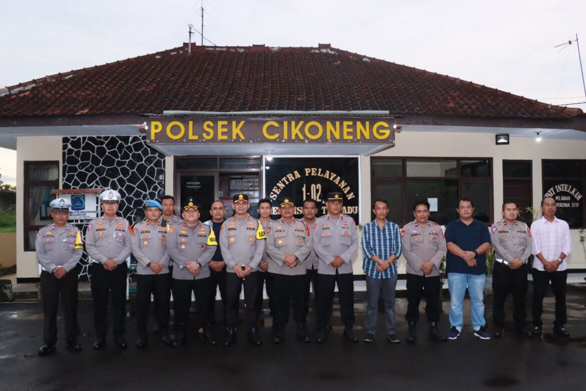 Kedepankan Sisi Humanis Polri Dalam Pelayanan Kepada Masyarakat: Pesan Kapolres Ciamis Saat Kunker ke Polsek Cikoneng