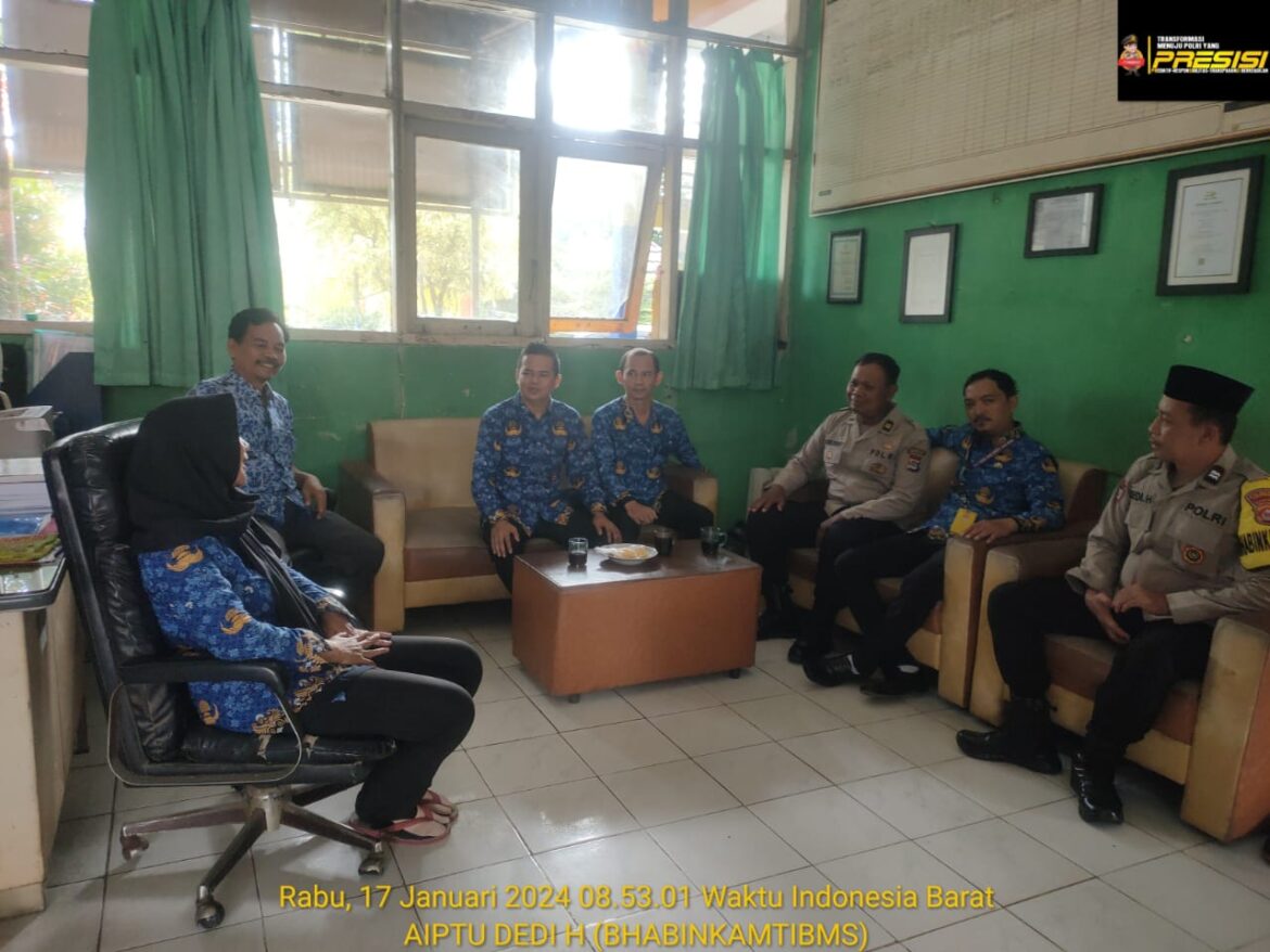 Kegiatan Saba Sekolah Program Pendekar Banten di Darkum Polsek Balaraja