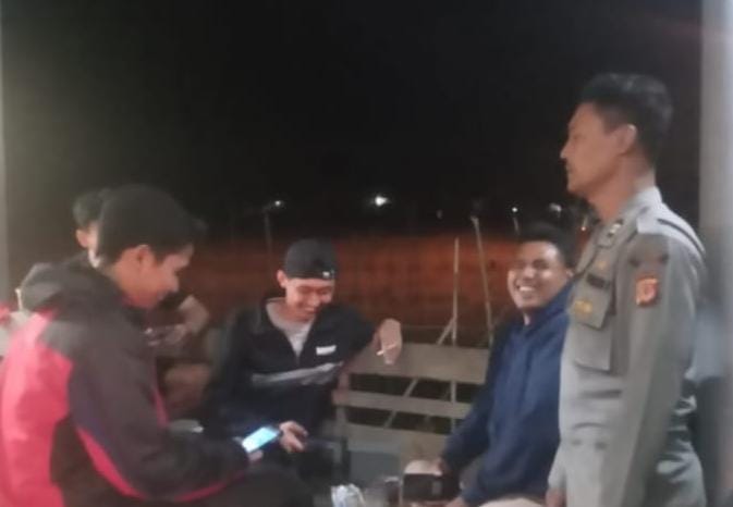 Ops Mantap Brata, Polsek Pamarican Polres Ciamis Intens Patroli KRYD di Malam Hari
