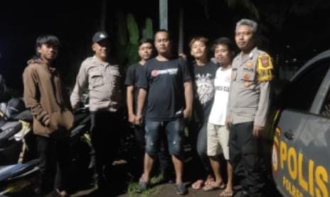 Ops Mantap Brata, Tiga Pilar Wilkum Polsek Ciamis Patroli Gabungan ke Pusat Keramaian
