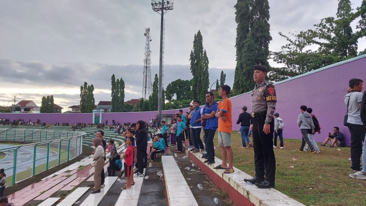Cegah Gangguan Kamtibmas, Polres Ciamis Siaga Amankan Turnamen Bola Antar Pelajar di Ciamis