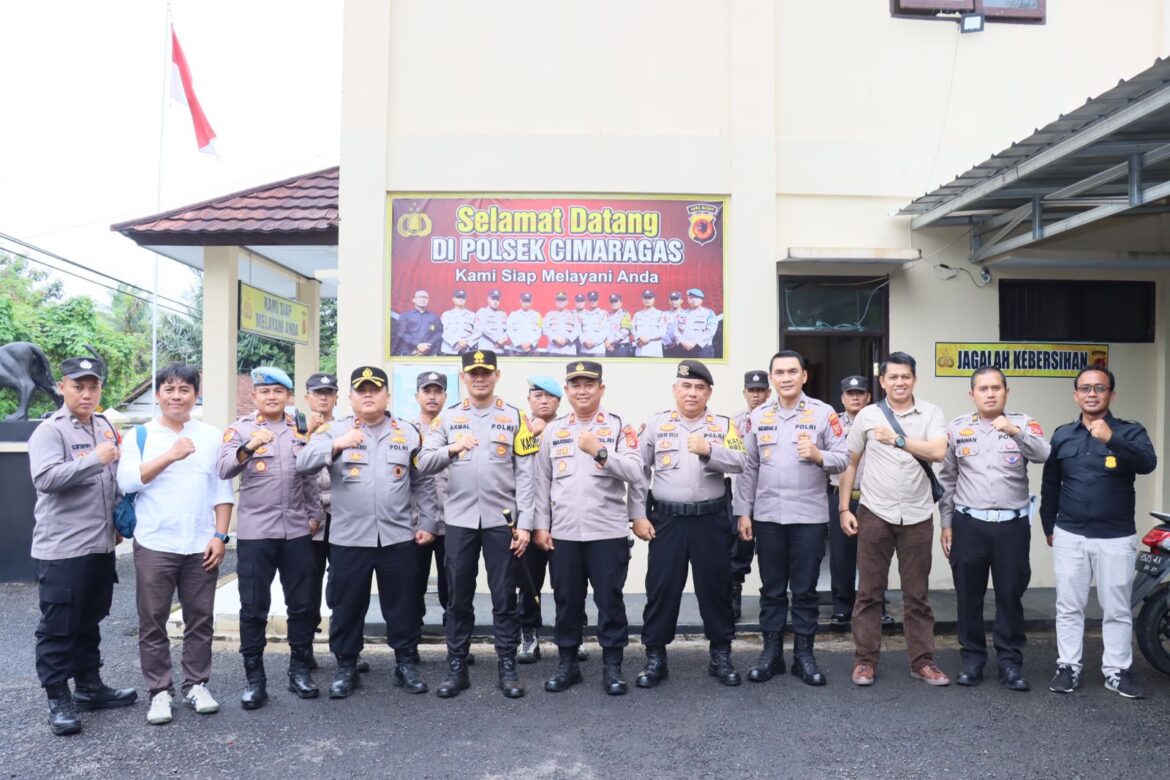 Kapolres Ciamis Kunker ke Mapolsek Cimaragas