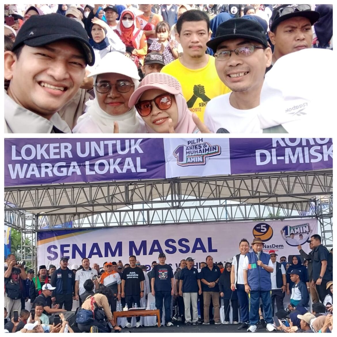ABCenter Tangerang Hadiri Senam Massal Anies Baswedan di Pinang Kota Tangerang