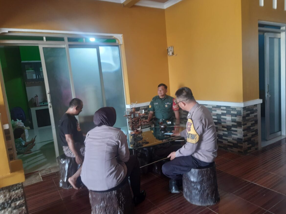 Jaga Kondusifitas Kamtibmas, Polsek Ciamis Kunjungan Silaturahmi kepada Warga Desa Saguling