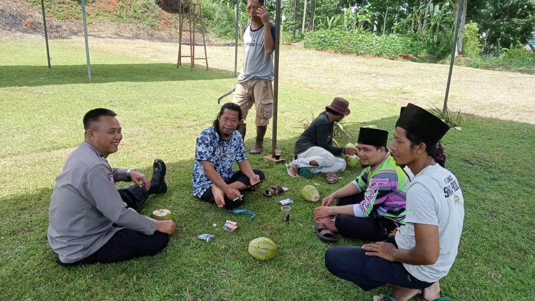 Ops Mantap Brata, Polsek Ciamis Polres Ciamis Patroli Dialogis ke Desa Mekarjaya