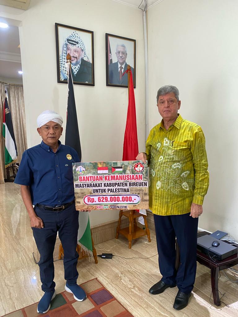 Sedulur Jokowi Beri Bantuan Kemanusiaan Kepada Warga Palestina Sebesar Rp.629.000.000