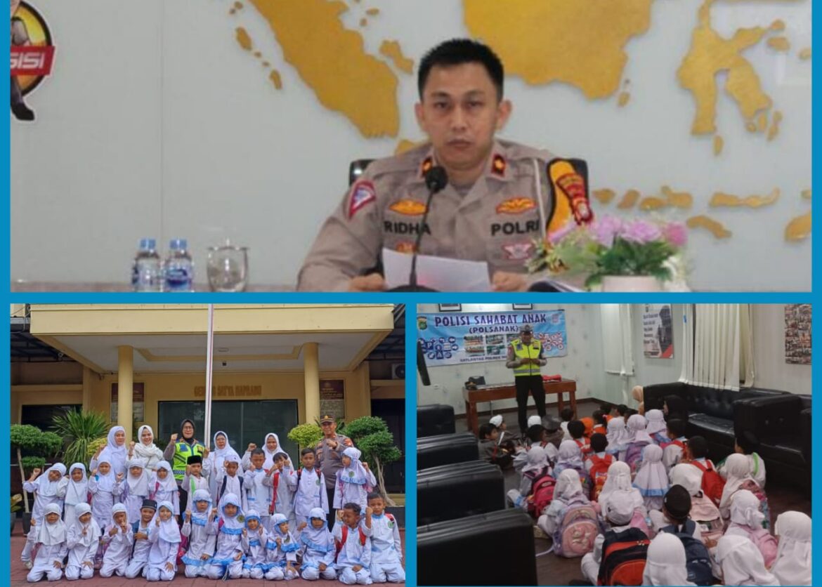 Polisi Sahabat Anak-anak: Satlantas Jakarta Barat Tanamkan Sejak Dini Aturan Lalu lintas dan Sosok Polisi Yang Humanis