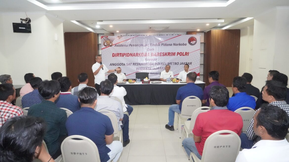Peningkatan Profesionalisme Ditipidnarkoba Bareskrim Polri Sosialisasikan Penanganan Narkoba di Polres Jakarta Barat