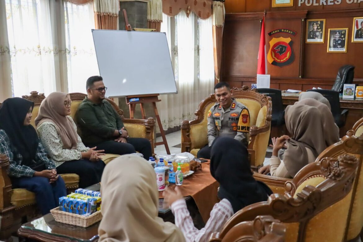 Kapolres Ciamis Terima Kunjungan Silaturahmi Korps PMII Putri