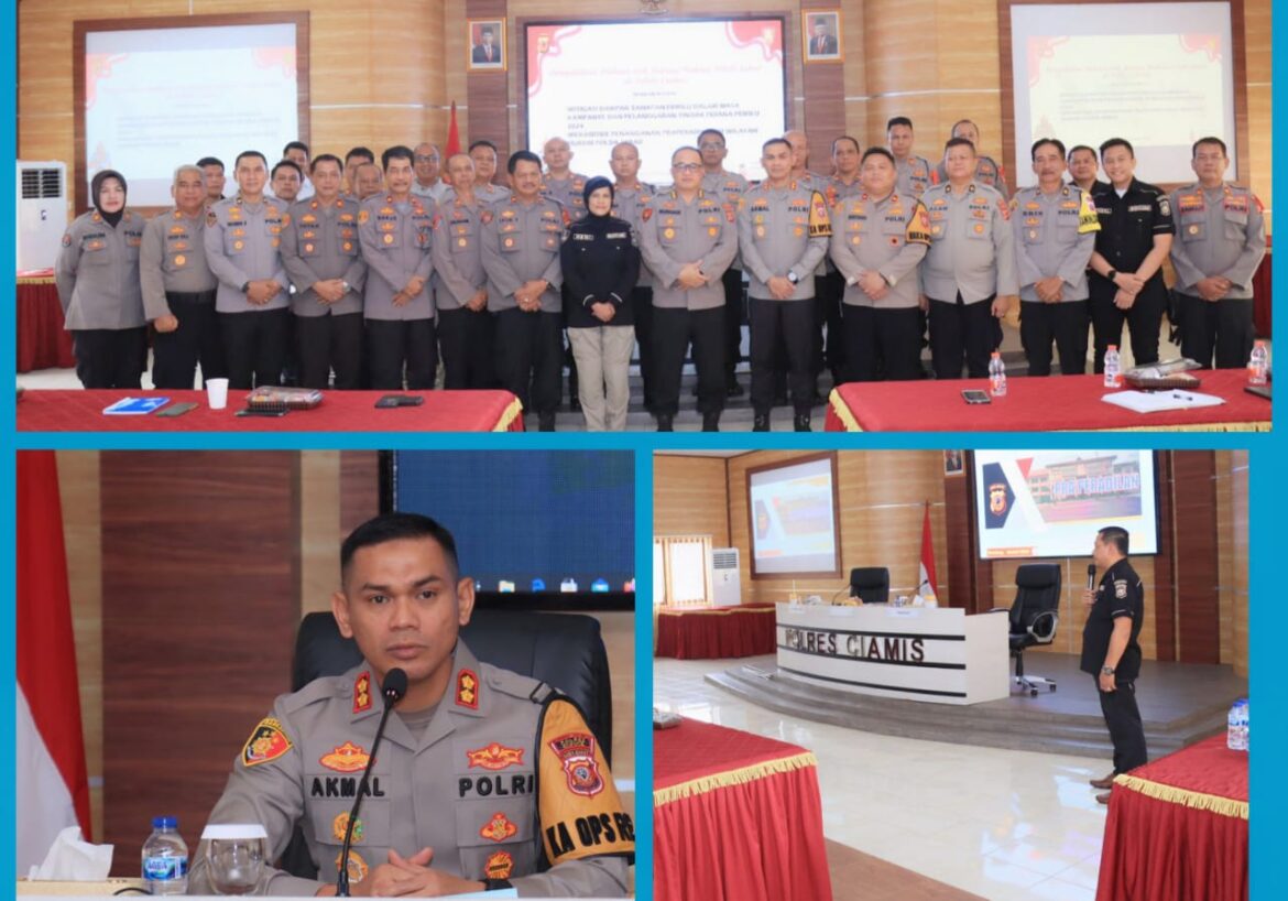 Polda Jabar Beri Penyuluhan Bidang Hukum ke Anggota Polres Ciamis