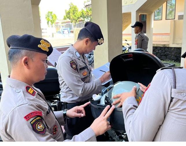 Sat Samapta Polres Ciamis Giat Apel Randis