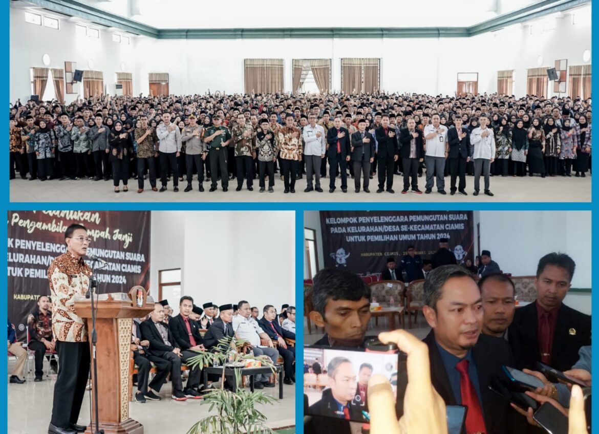 Ketua KPU Ciamis Tegaskan Petugas KPPS Merupakan Ujung Tombak Dari Penyelenggaraan Pemilu