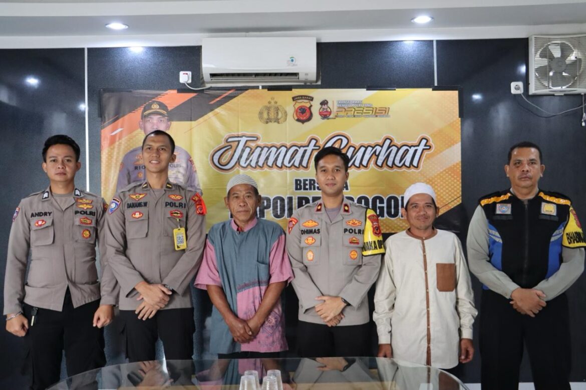 Giat Jumat Curhat Sebagai Wadah Pelayanan Masyarakat Kabupaten Bogor yang Memiliki Keluhan dan Permasalahan Di Polres Bogor