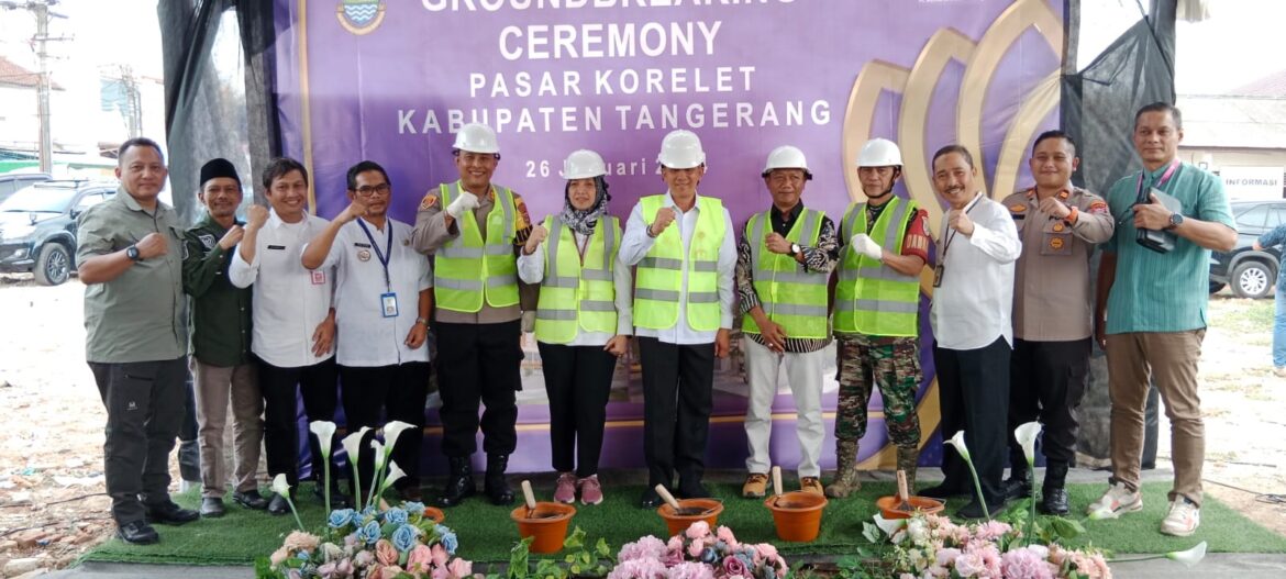 Wakapolresta Tangerang Hadiri Groundbreaking Pasar Korelet
