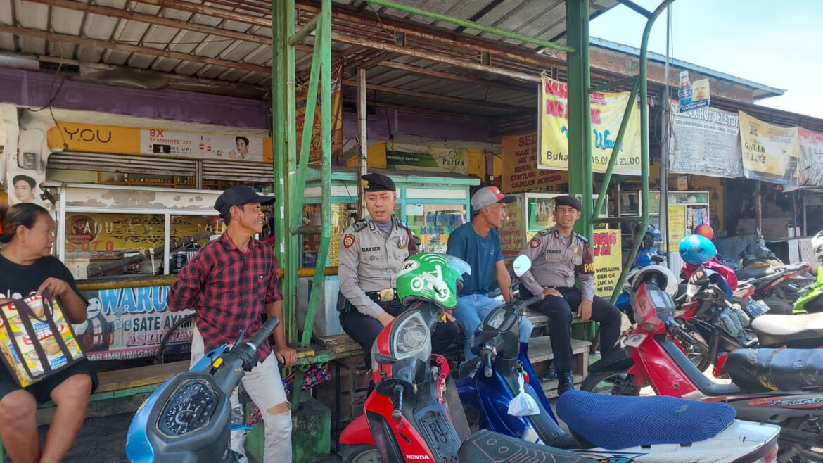 Tiga Personel Samapta Patroli Dialogis Sasar Tiga Lokasi Cipta Kondisi Ops Mantap Brata