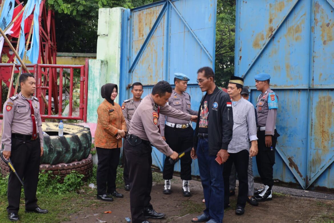 Kunjungan Capres Dalam Acara Ndaru Bersholawat, Polda Banten Sigap Terjunkan Tim Security Door