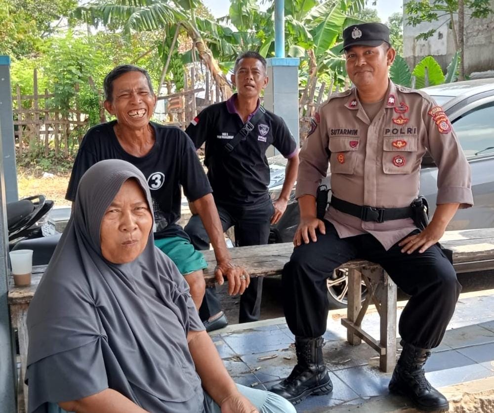Ciptakon Mantap Brata, Polsek Pamarican Kunjungan Silaturahmi Kepada Warga Desa Pamarican