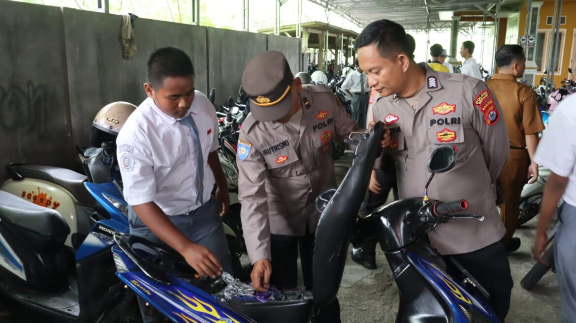 Antisipasi Tawuran Antar Pelajar, Polres Serang Gencar Laksanakan Razia Sejumlah Sekolah