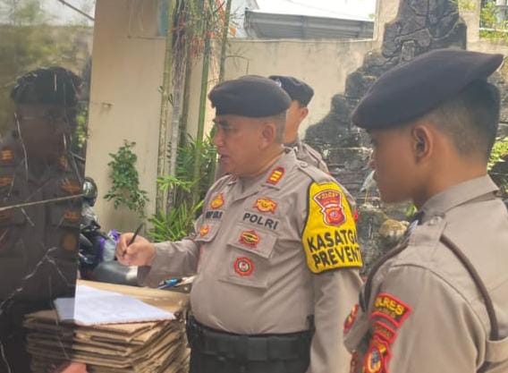 Sat Samapta Polres Ciamis Giat Pengecekan Ke Kantor Penyelenggara Pemilu