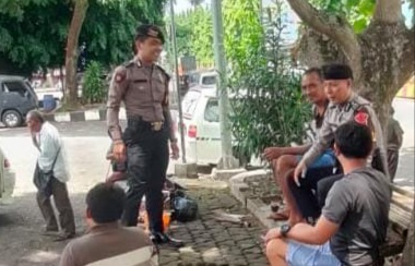 Ops Mantap Brata, Kanit Samapta Polsek Sukadana Polres Ciamis Dialogis Margaharja