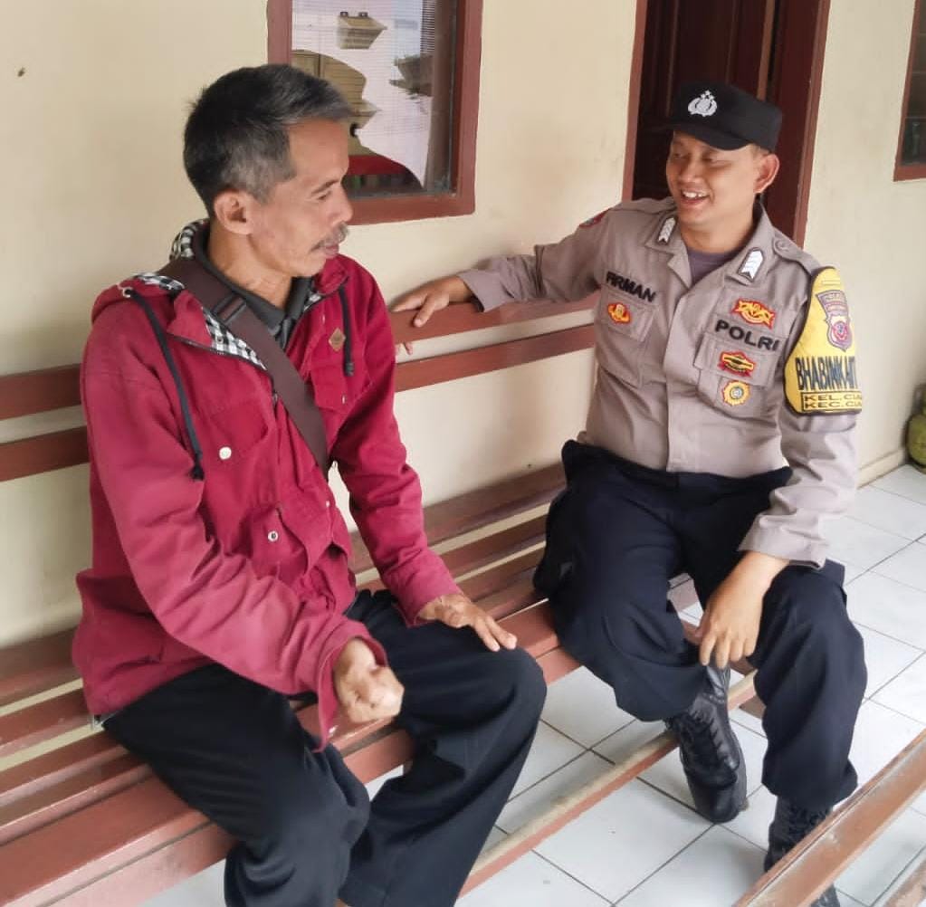 Polsek Ciamis Polres Ciamis Giat Kunjungan Silaturahmi kepada Warga kelurahan Ciamis