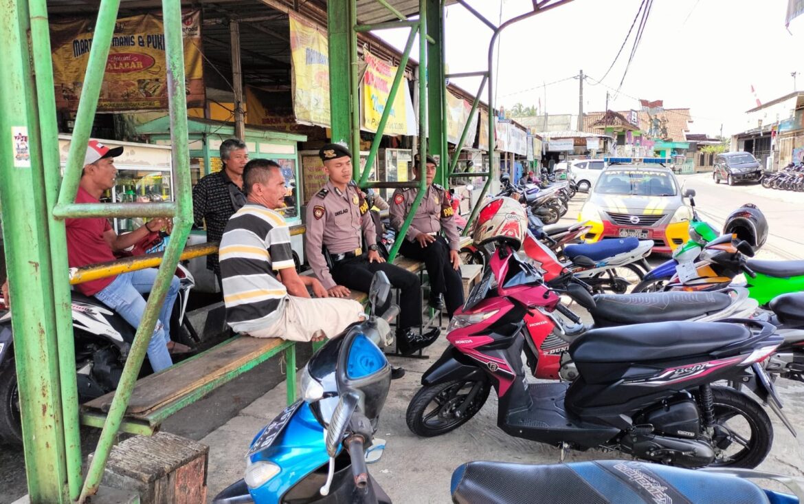 Tiga Personel Samapta Patroli Dialogis Sasar Tiga Lokasi Cipta Kondisi Ops Mantap Brata