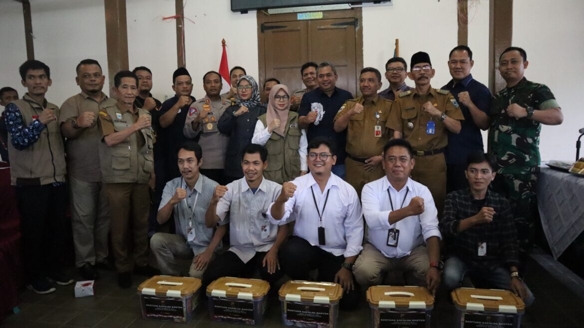Polda Banten Cek Gudang Logistik di Kabupaten Pandeglang