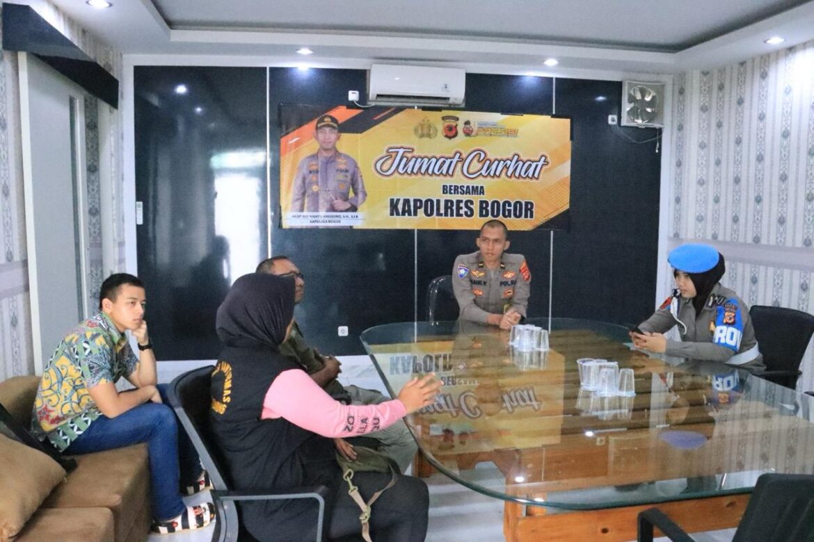 Program Jumat Curhat Masih Prioritas Utama Polres Bogor Dalam Menerima Aduan Curhattan Warga Masyarakat