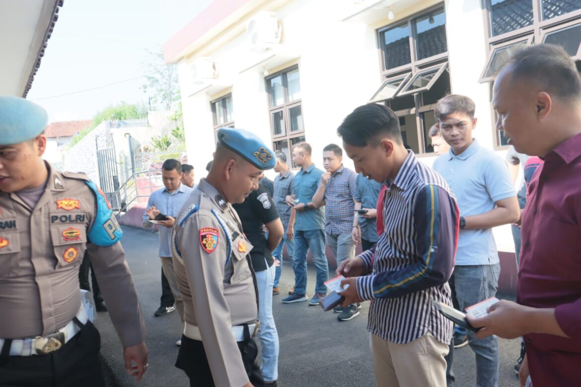 Penegakan Disiplin Anggota, Propam Polres Ciamis Periksa Seluruh Personel