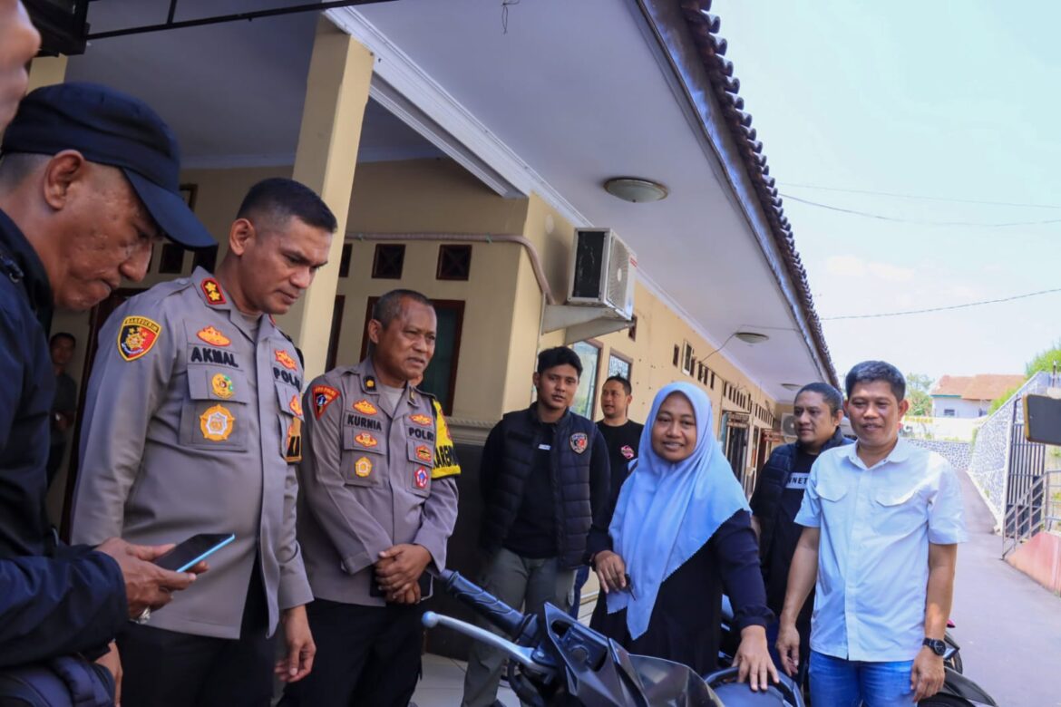 3 Orang Pelaku Pencurian Kendaraan Bermotor Diciduk Satreskrim Polres Ciamis