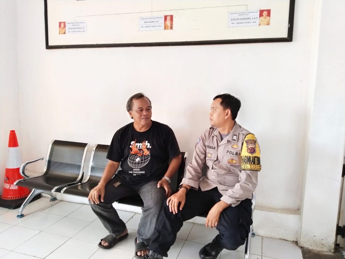 Ops Mantap Brata, Polsek Ciamis Polres Ciamis Patroli Dialogis ke Tomas