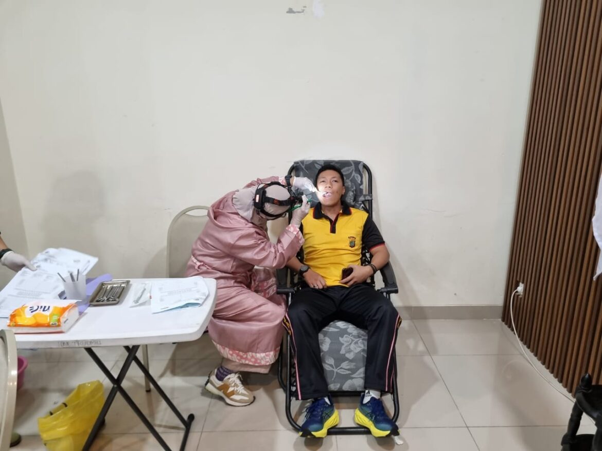 Upaya Optimalisasi Kesehatan, Personel Polres Metro Jakarta Barat jalani Pemeriksaan Kesehatan Berkala
