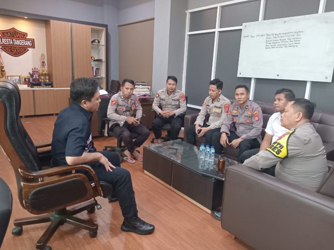 Kasat Reskrim Polresta Tangerang Berikan Arahan kepada Satgas Pendekar Raksa untuk Jaga Kamtibmas