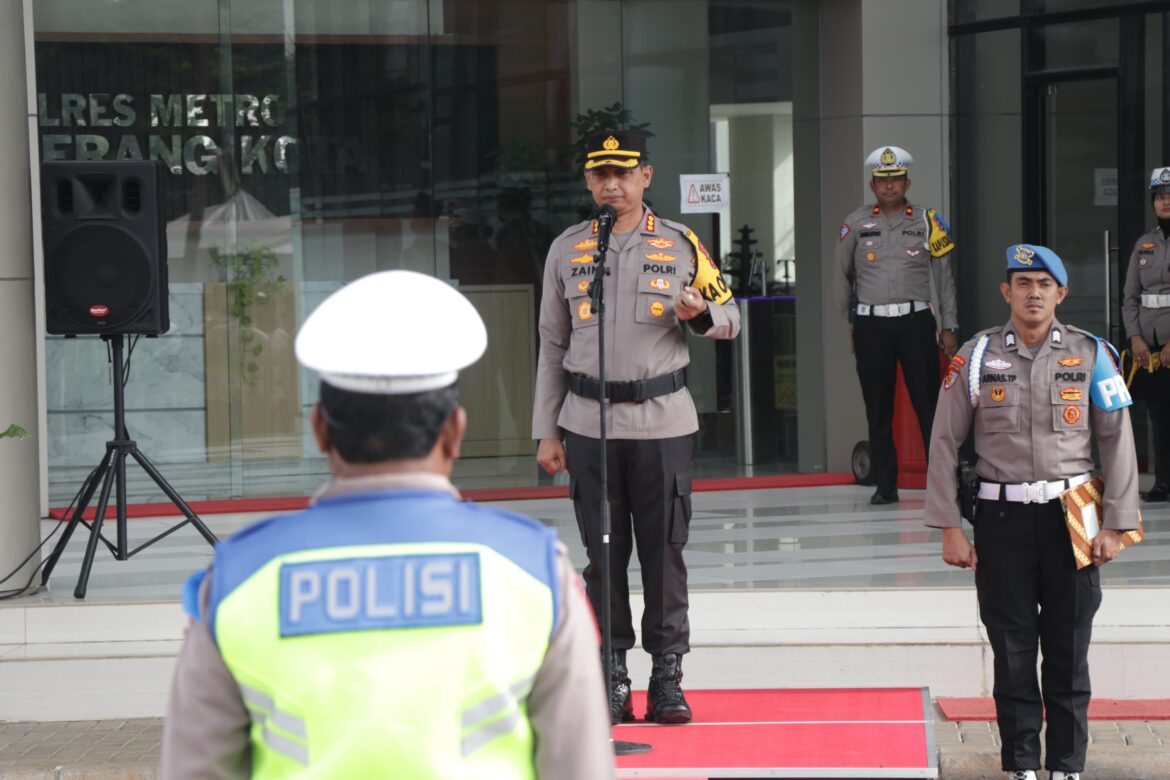 Polres Metro Tangerang Kota Awali Operasi Keselamatan Jaya 2024 dengan Apel Gelar Pasukan, Ini Sasarannya
