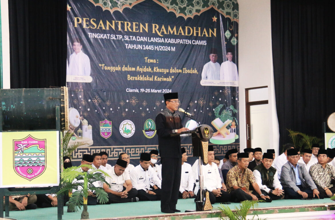 Kerjasama Dengan Berbagai Pihak, Pemkab Ciamis  Gelar Pesantren Ramadhan 1445 H