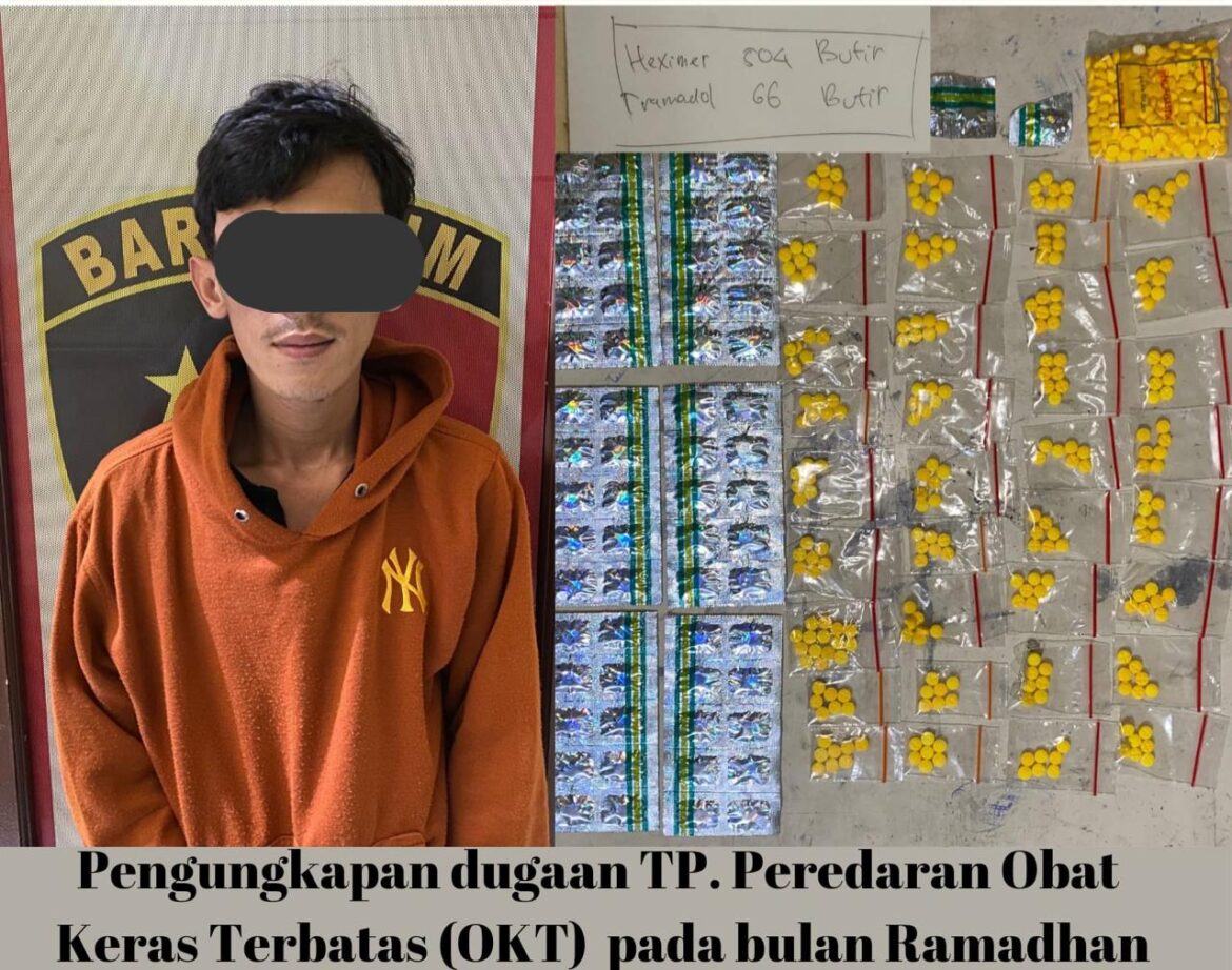 Polsek Cisarua Ungkap Para Pelaku Diduga Pelaku Pengedar Narkotika Obat Keras Terbatas (OKT) pada bulan Suci Ramadhan