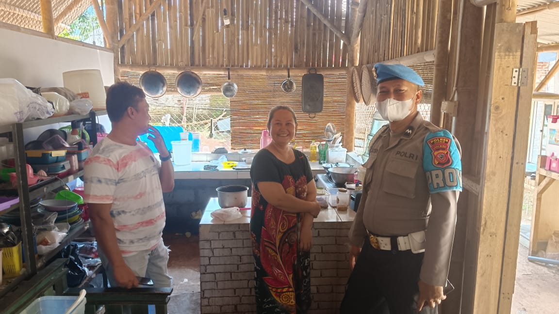 Polsek Sukasana Polres Ciamis Giat Ops Pekat dalam rangka Cipta Kondisi Kamtibmas Jelang Idul Fitri 1445 H