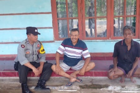 Antisipasi Gangguan Kamtibmas, Polsek Lakbok Polres Ciamis Giat Silaturahmi Kepada Warga