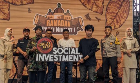 Bersama Djarum Coklat, Karang Taruna Tunas Harapan Gelar Bazar Ramadan dan Santunan Kepada Anak Yatim