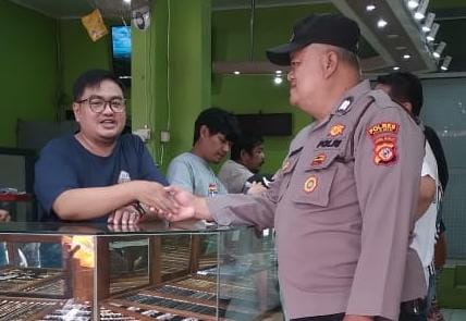 Cipkon di Bulan Ramadan, Polsek Kawali Polres Ciamis Patroli Dialogis ke Warga Karangpawitan