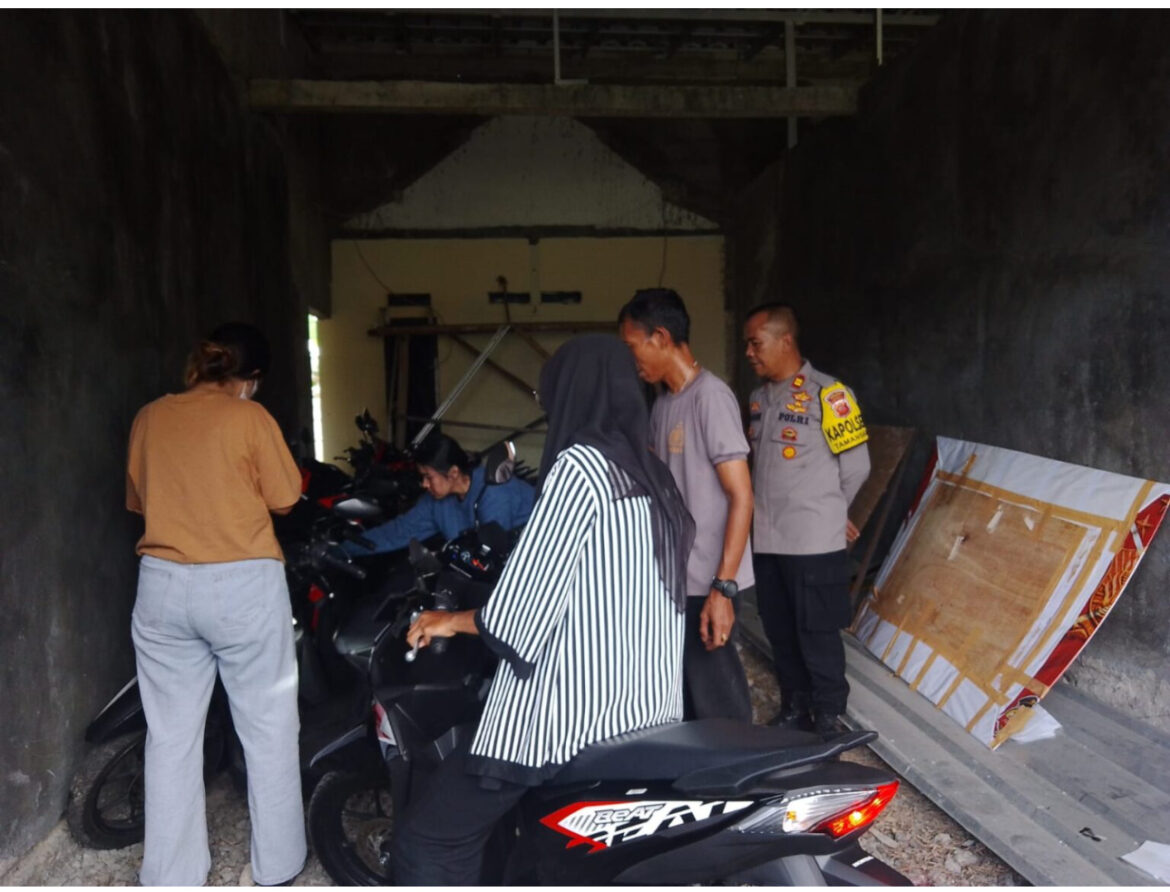 Polsek Tamansari Menerima Penitipan Motor Masyarakat yang Akan Melaksanakan Mudik Menjelang Hari Raya Idul Fitri 1445 H