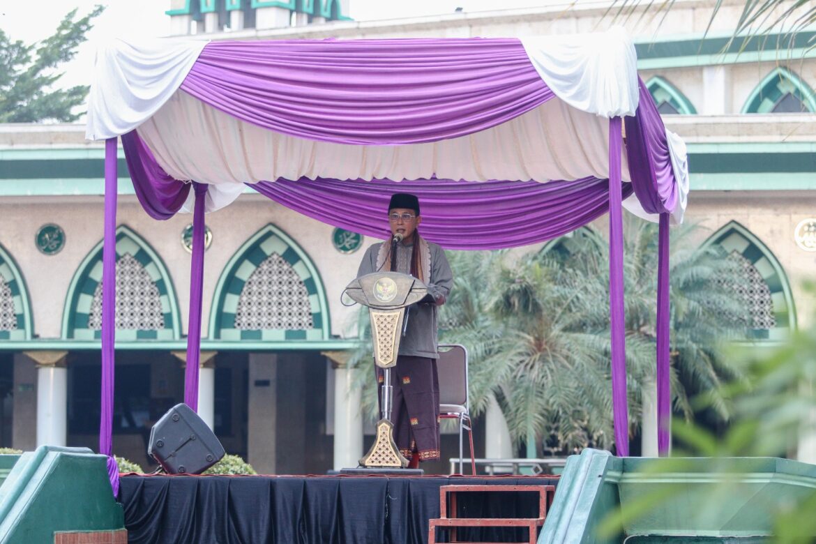 Penuh Haru dan Khidmat Bupati Ciamis Sampaikan Pamit dan Mohon Maaf di Momentum Idul Fitri 1445 H