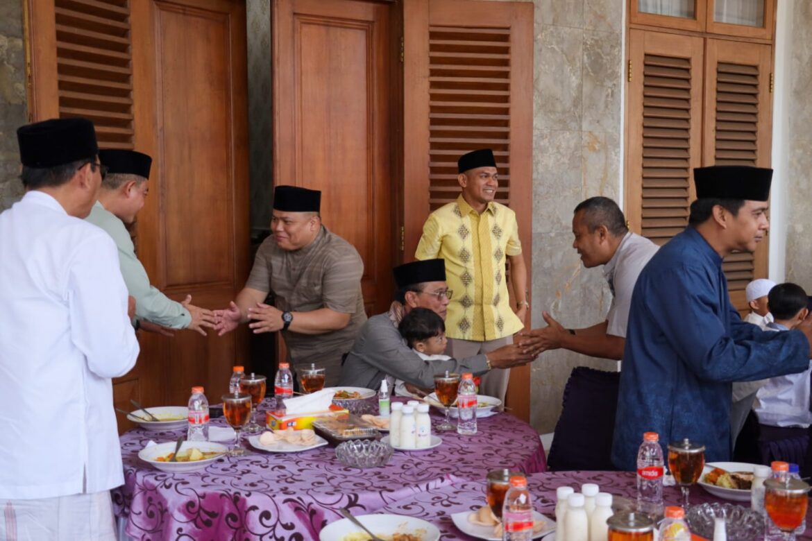 Kapolres Ciamis Silaturahmi Bersama Forkopimda di Open House Bupati Ciamis